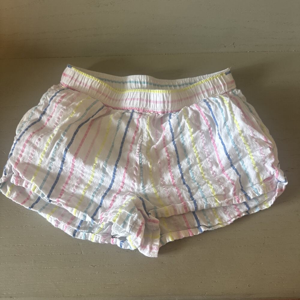 Girls Vineyard Vine Lightweight Preppy Pocket Shorts Size Small 7-8 Stripes